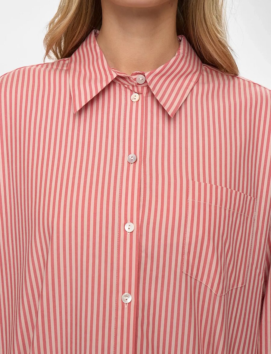 Nümph - NUHAILEY SHIRT W/O STONES - langärmlige hemden - cayenne - 3
