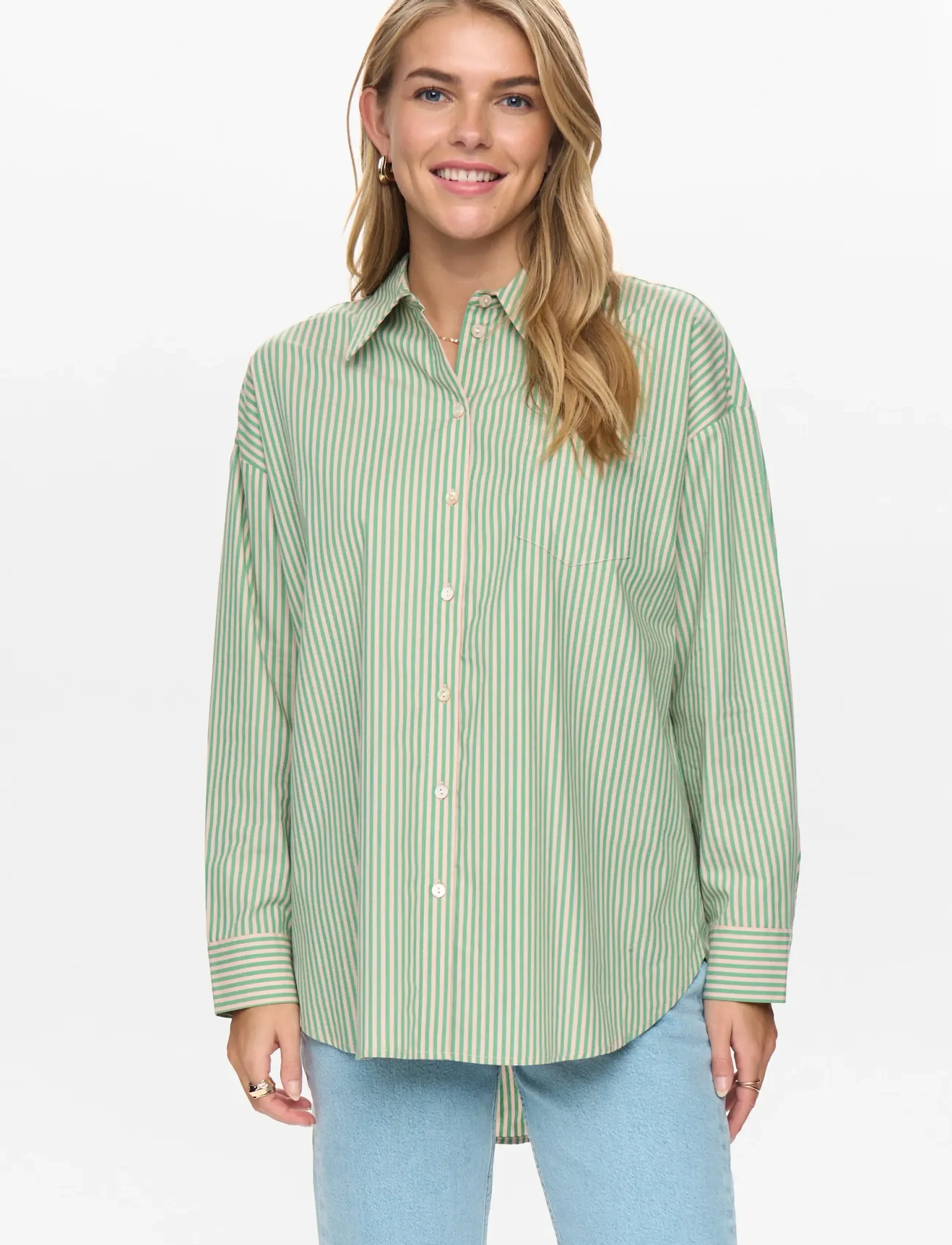 Nümph NUHAILEY SHIRT W/O STONES - Hemden - VIBRANT GREEN / green