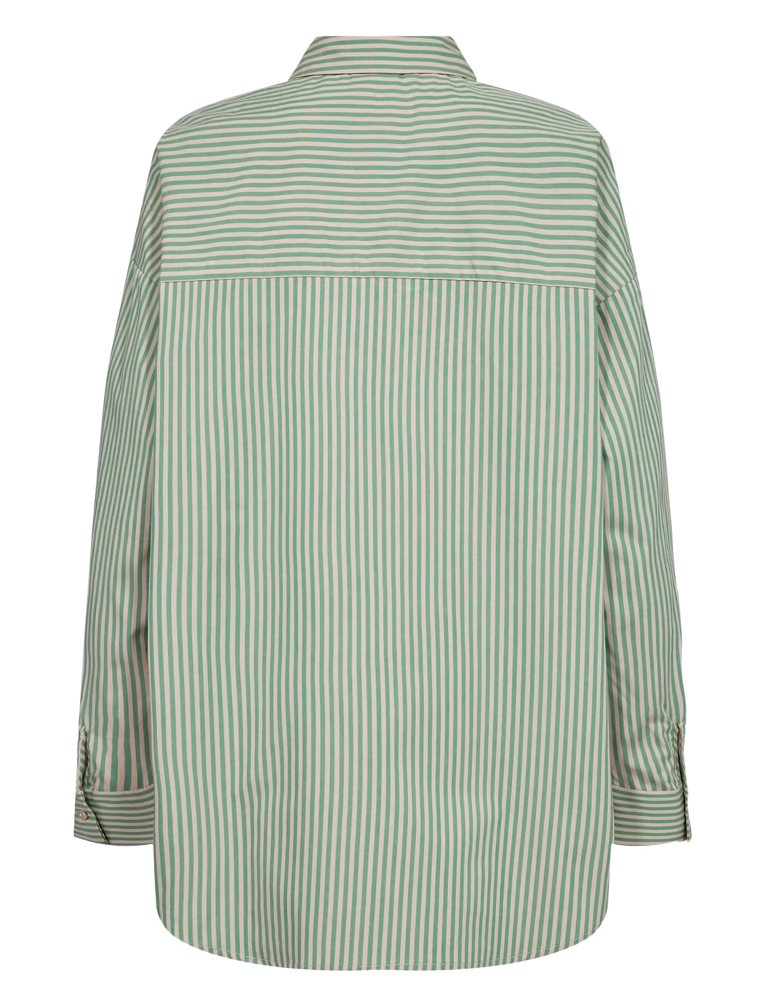 Nümph - NUHAILEY SHIRT W/O STONES - langärmlige hemden - vibrant green - 2