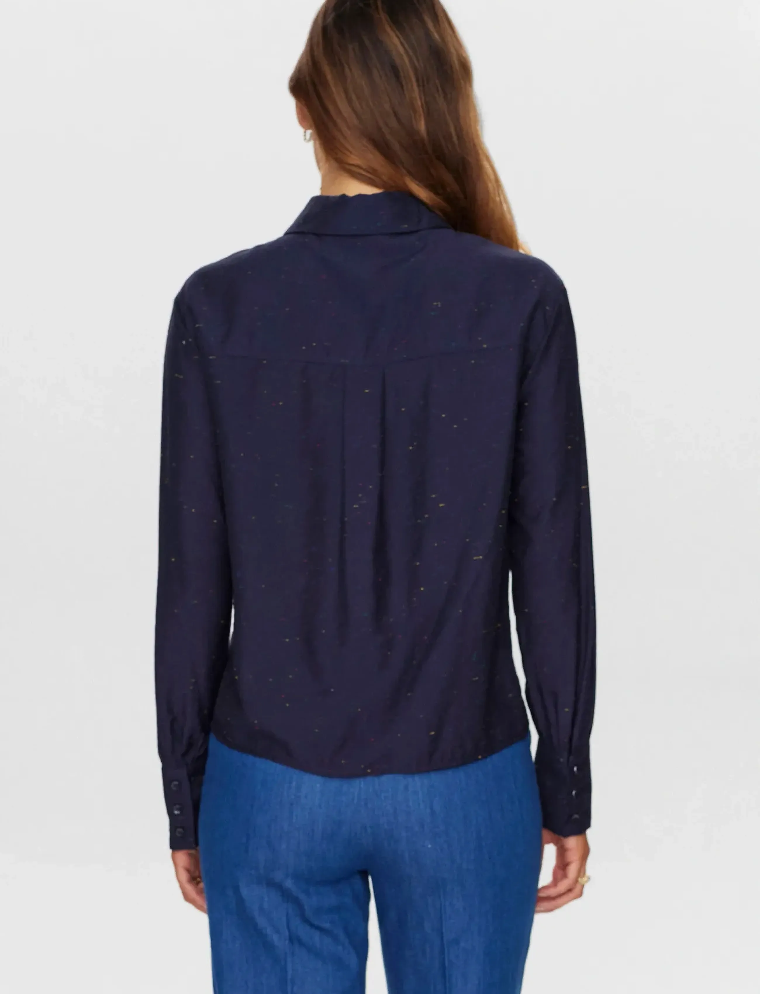 Nümph - NUJONA SHIRT - langærmede skjorter - dark sapphire - 3