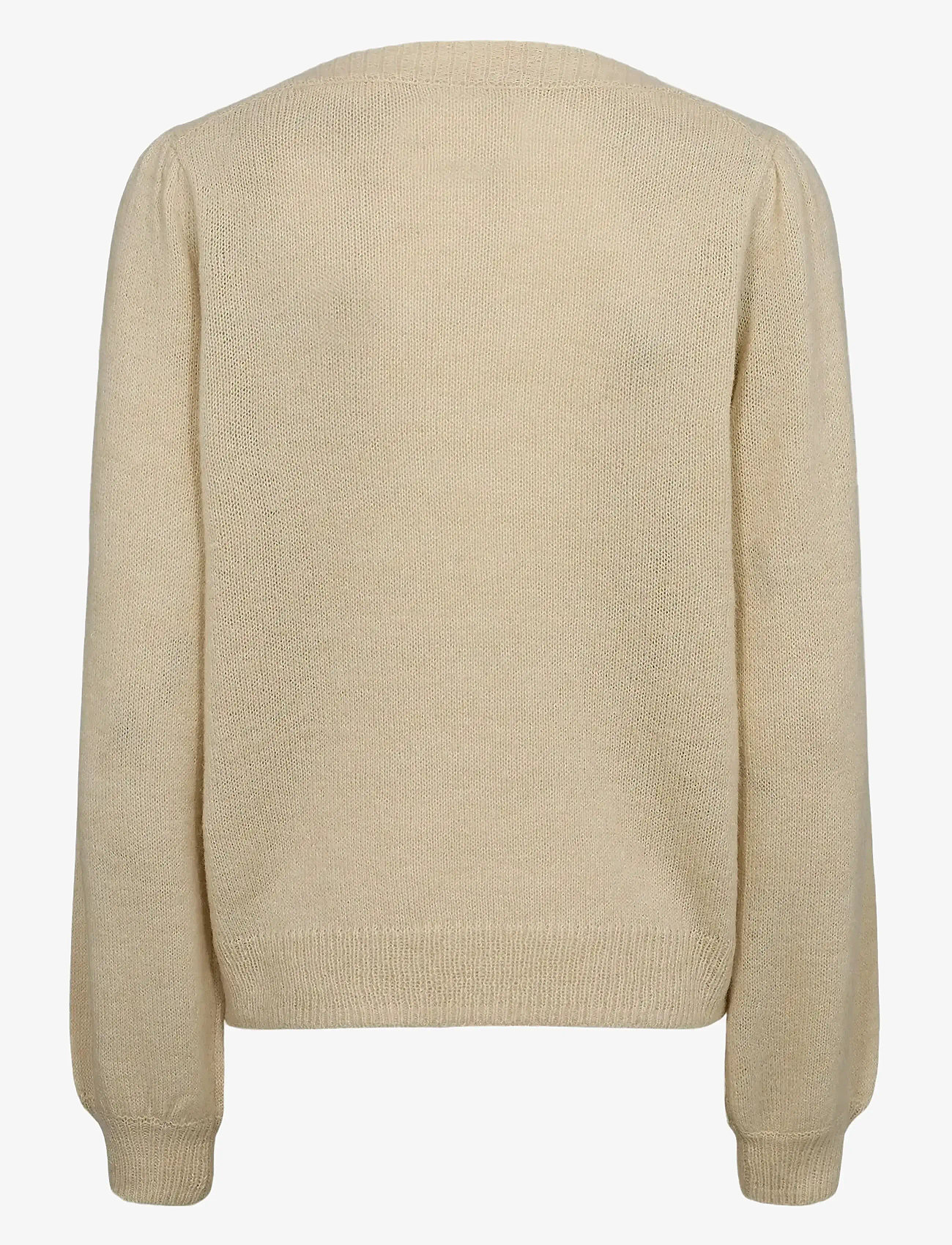 Nümph - NUBOWA PULLOVER - efterårstøj - sesame melange - 1