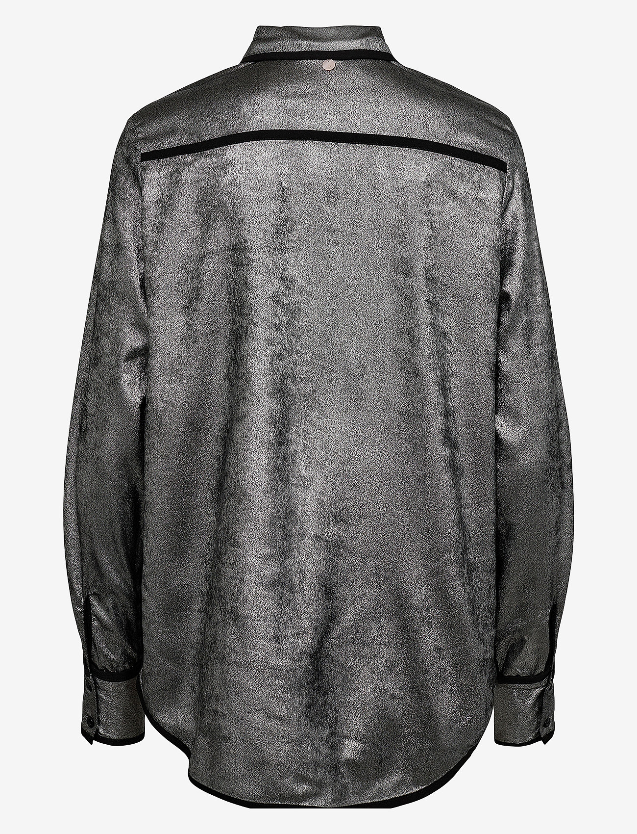 Nümph - NUHILARY SHIRT - long-sleeved shirts - silver - 2