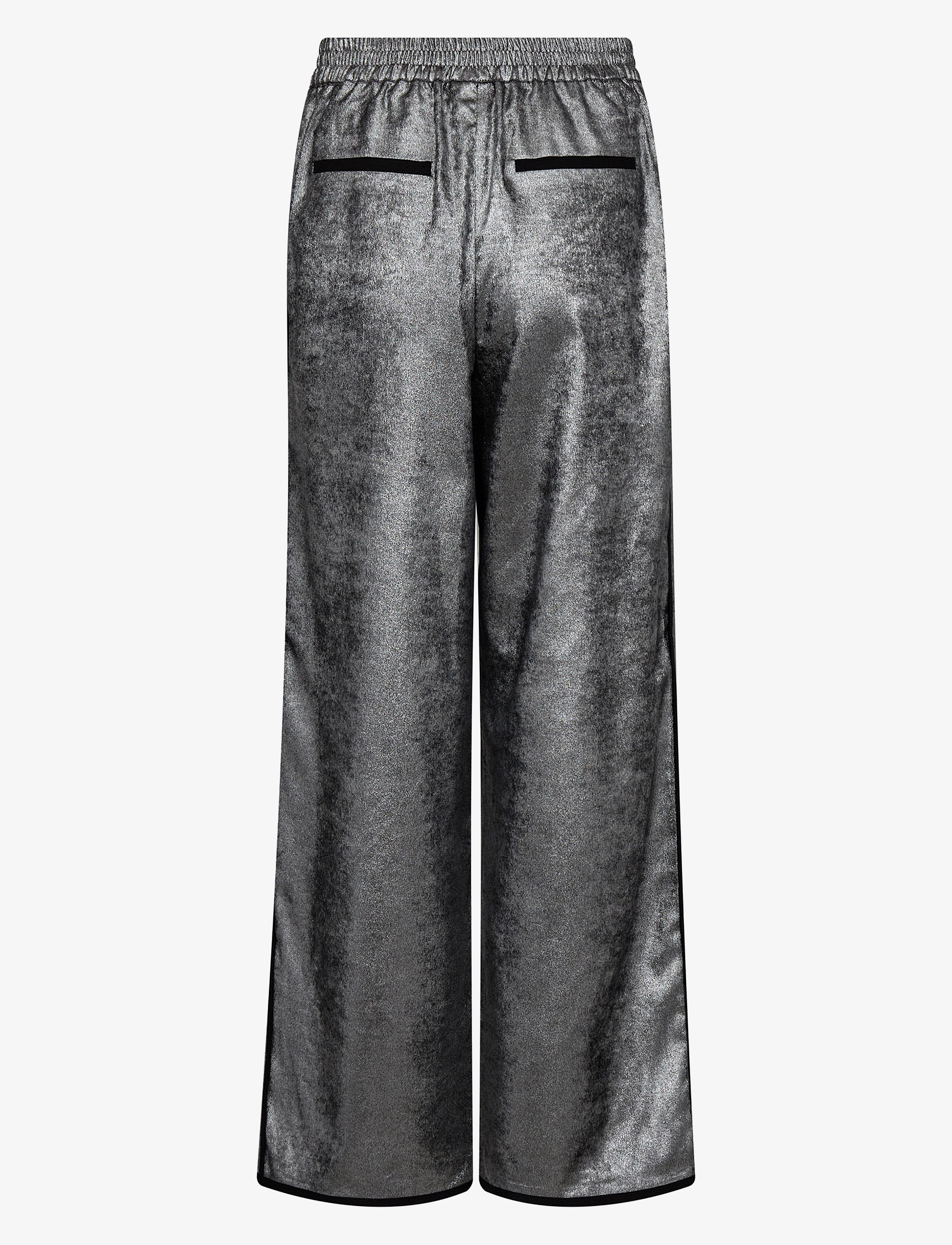 Nümph - NUHILARY PANTS - vida byxor - silver - 2