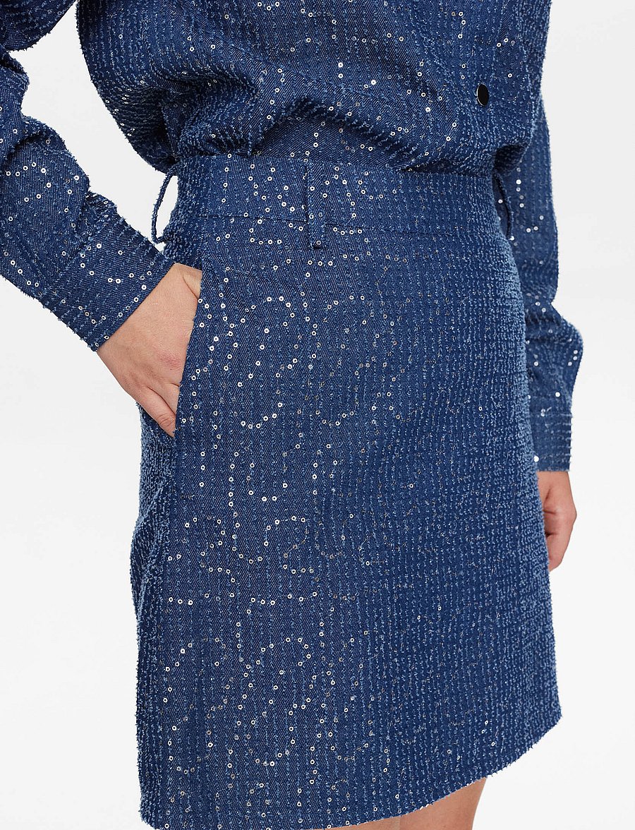 Nümph - NUJOURNEY SKIRT - jupes en jeans - medium blue denim - 5