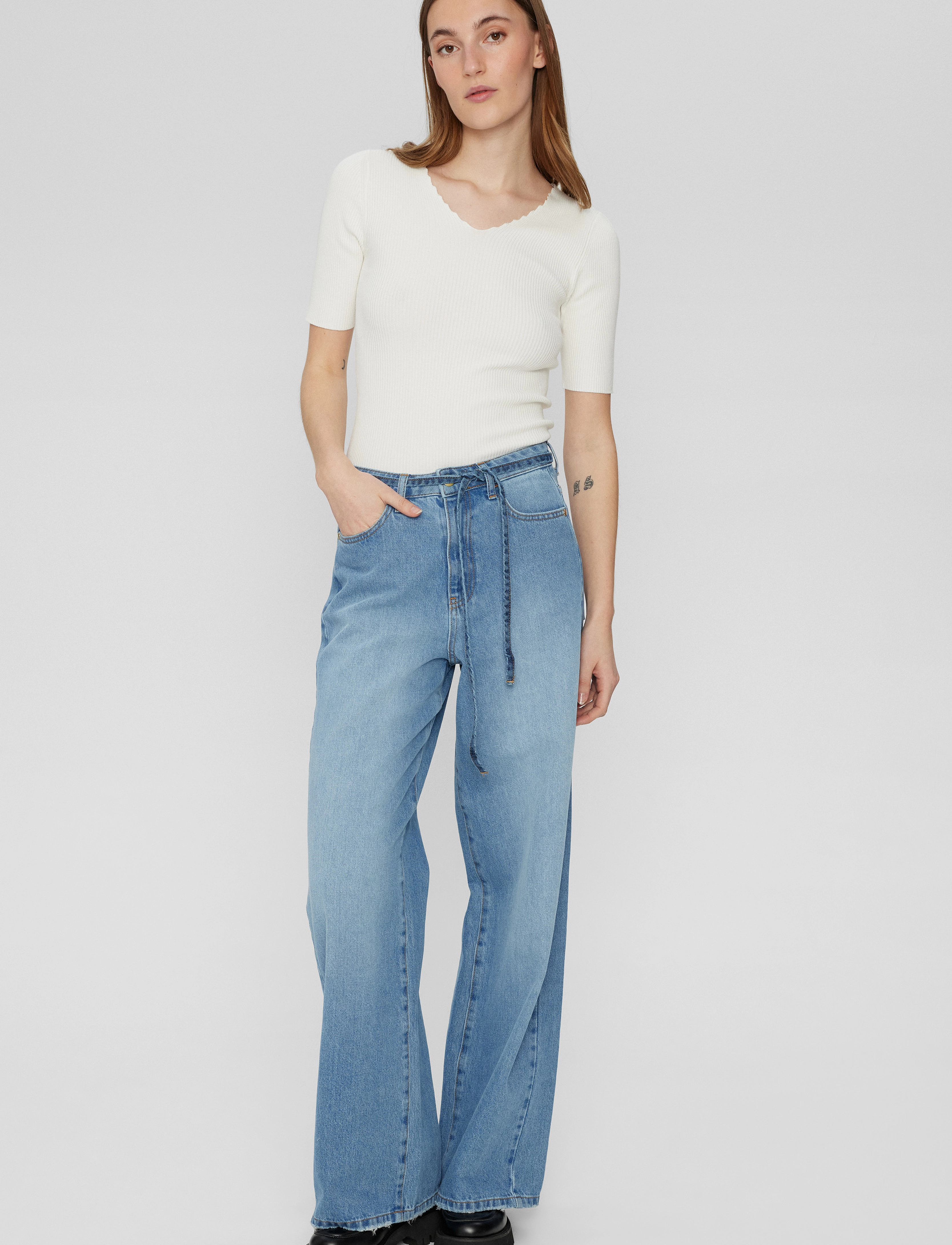 Nümph - NUBROOKLYN JEANS L.BLUE - light blue denim - 5