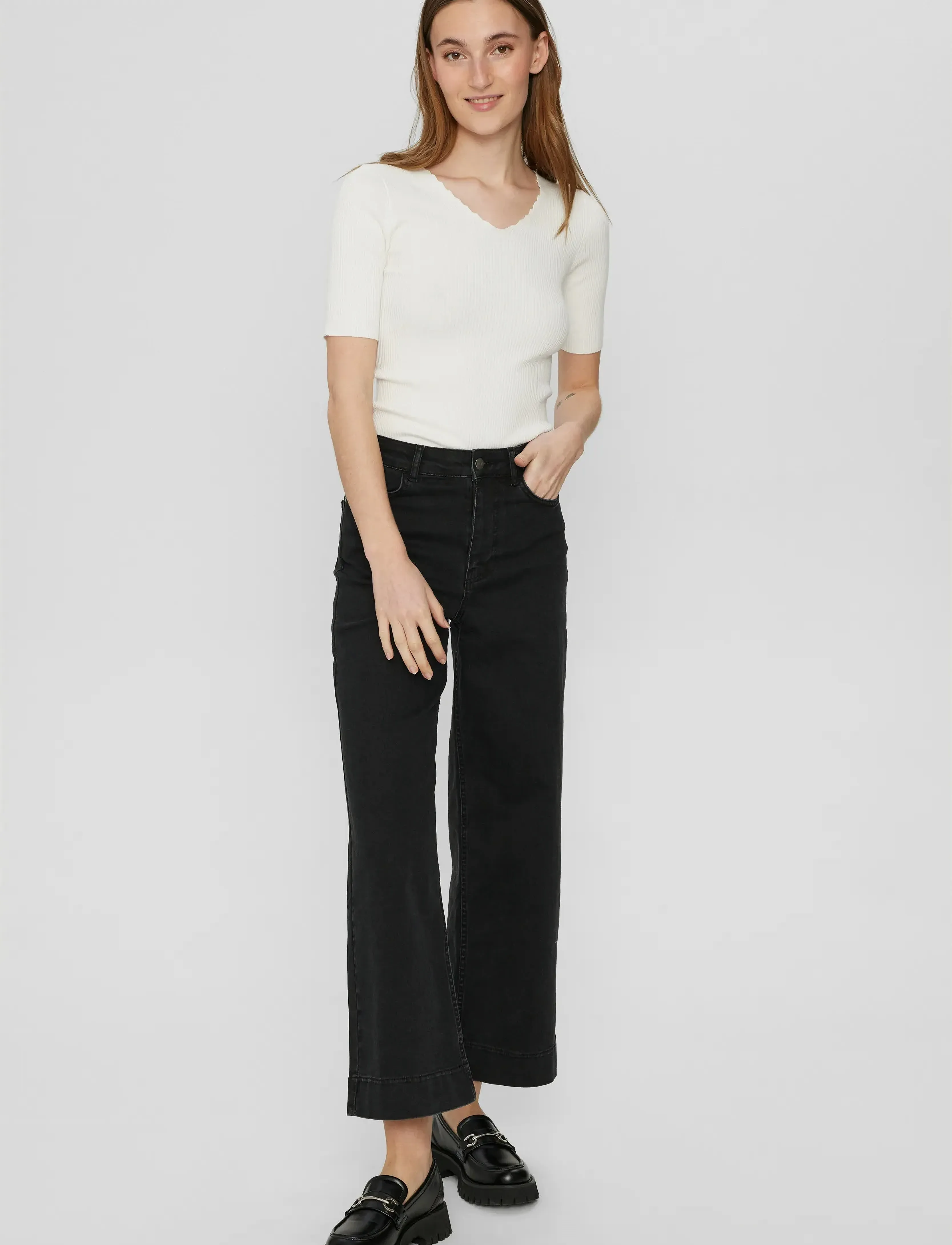 Nümph - NUPARIS CROPPED BLACK - caviar - 4