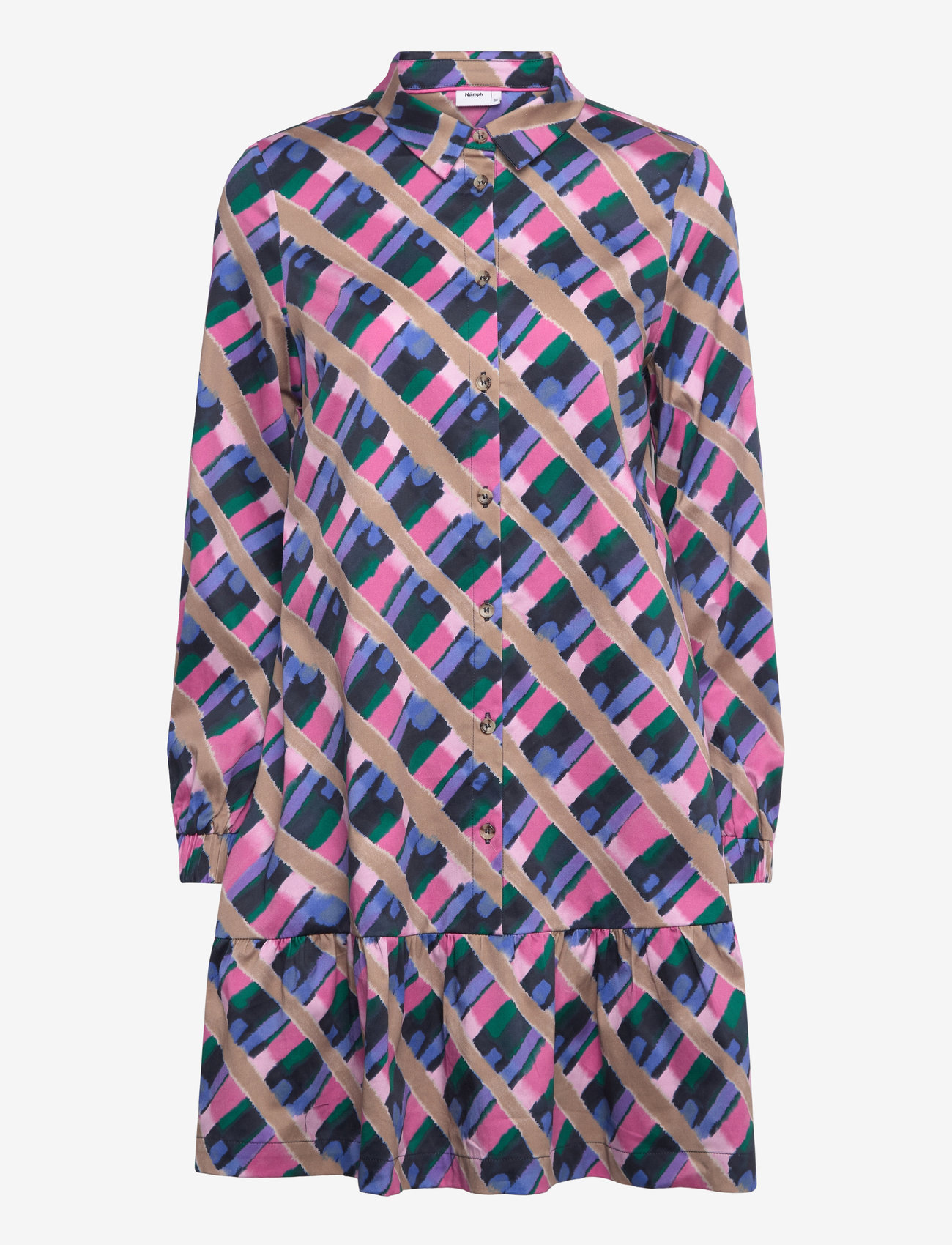 Nümph - NUTARTY DRESS - kreklkleitas - pink cosmos - 1