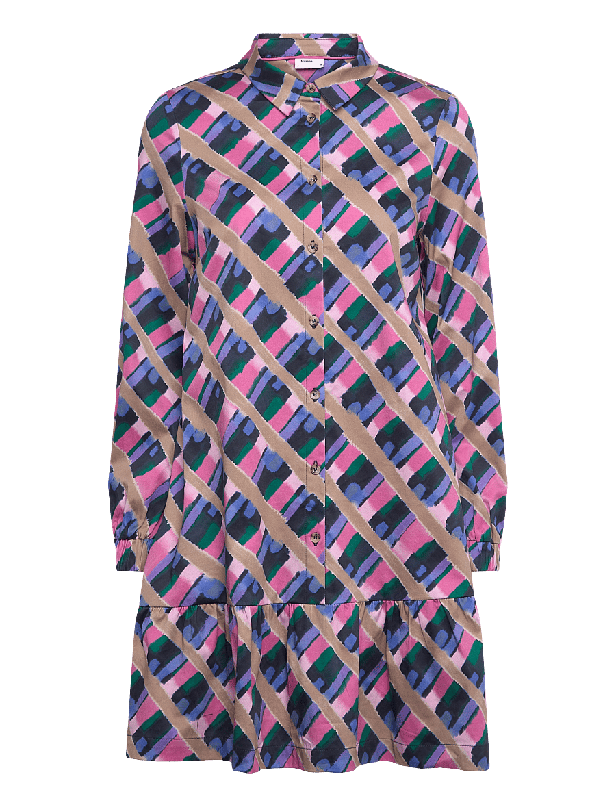 Nümph - NUTARTY DRESS - shirt dresses - pink cosmos - 1