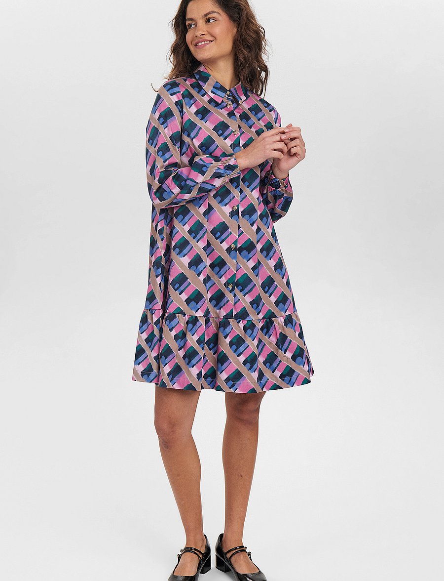 Nümph - NUTARTY DRESS - shirt dresses - pink cosmos - 4