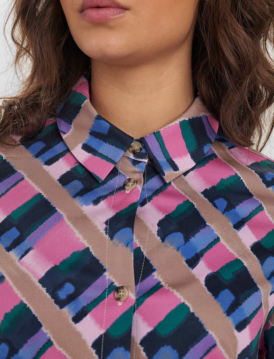 Nümph - NUTARTY DRESS - shirt dresses - pink cosmos - 5