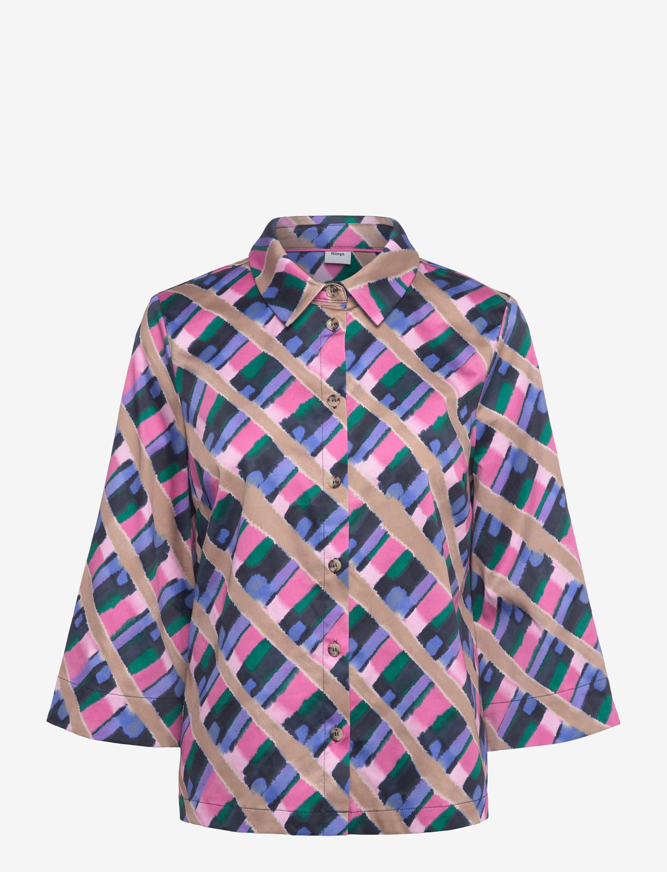 Nümph - NUTARTY SHIRT - langärmlige hemden - pink cosmos - 2