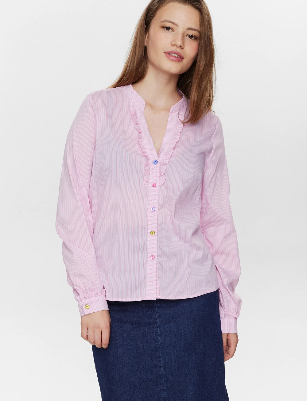 Nümph - NUFARRAH SHIRT - långärmade skjortor - pink lady - 0