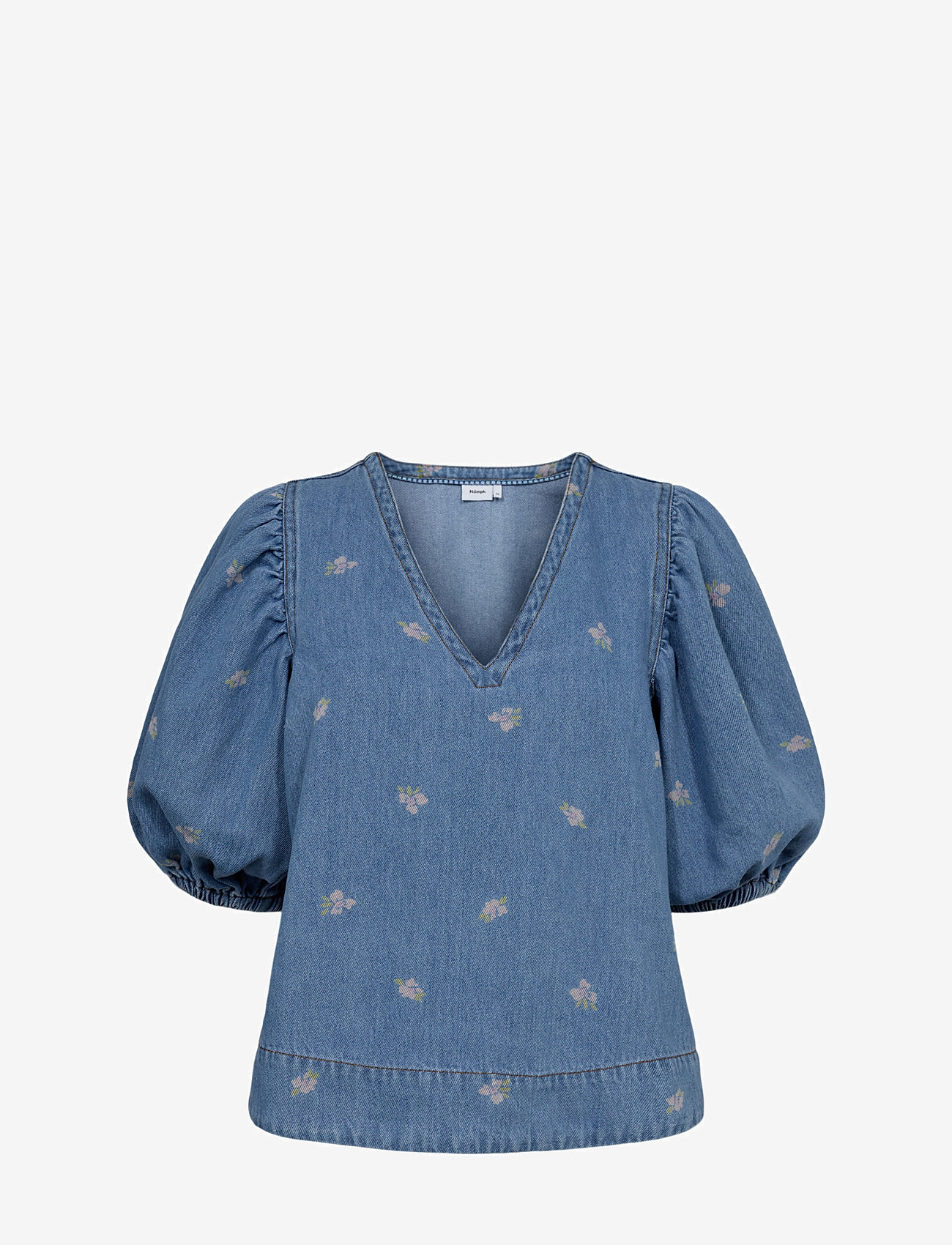 Nümph - NUIBIZA BLOUSE - medium blue denim - 1