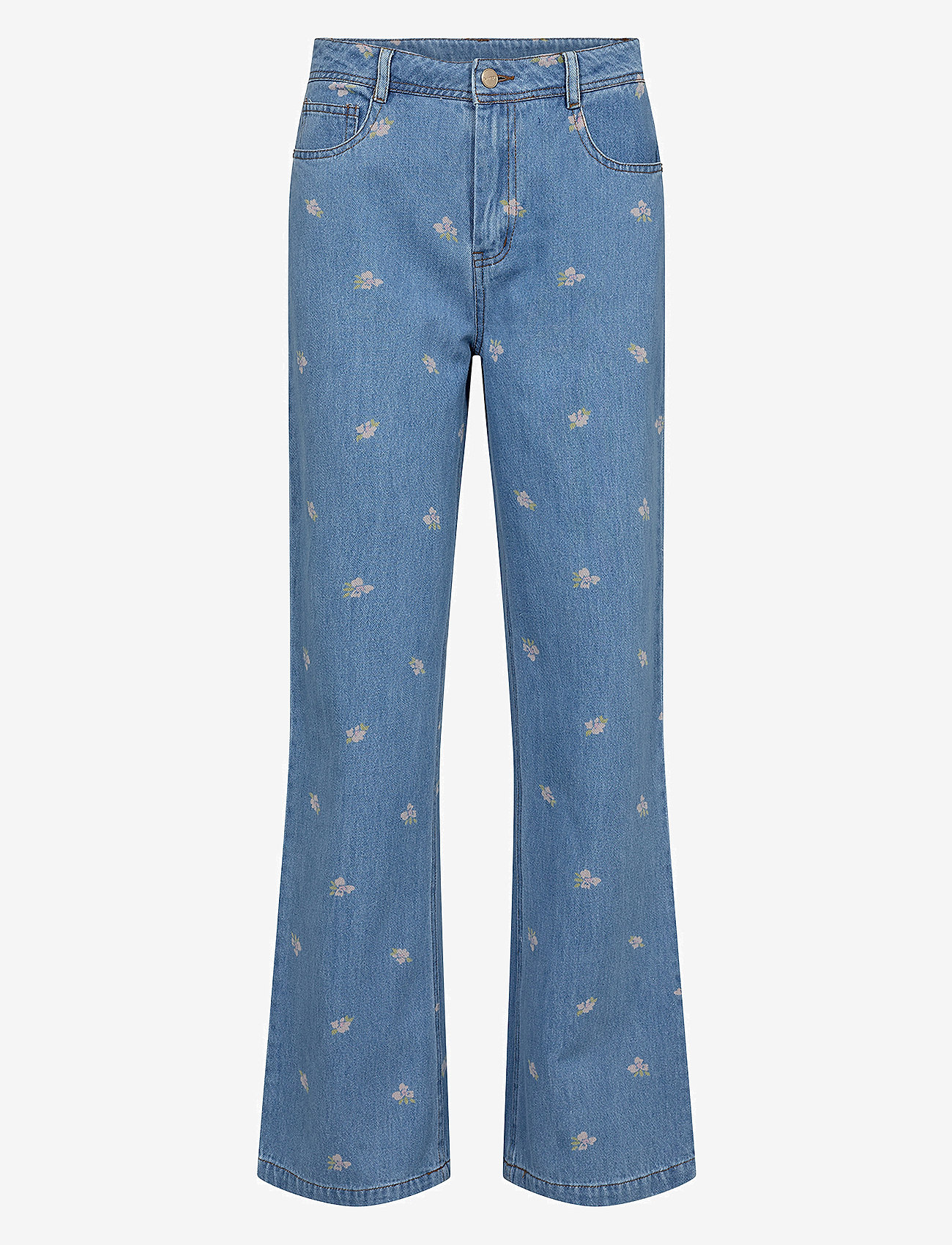 Nümph - NUIBIZA JEANS - straight jeans - medium blue denim - 1