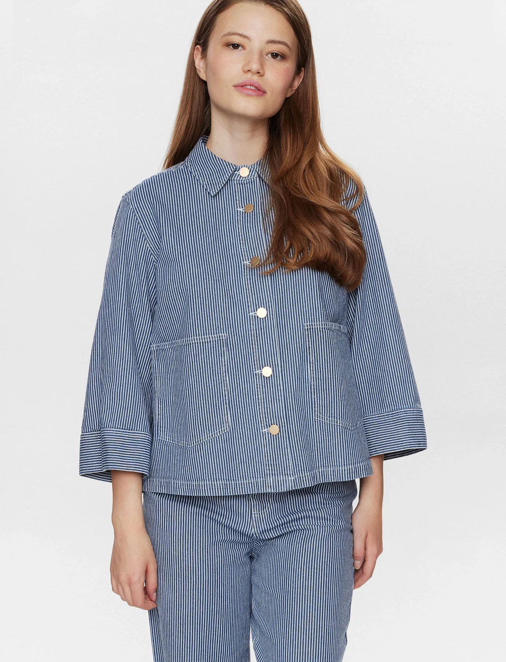 Nümph - NUERINA JACKET - jeansjackor - dark sapphire - 0