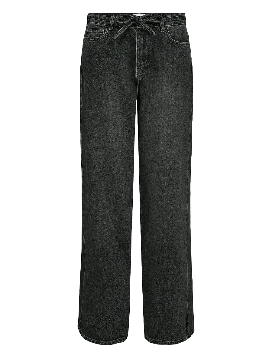 Nümph - NUBROOKLYN JEANS - gerade jeans - grey denim - 0