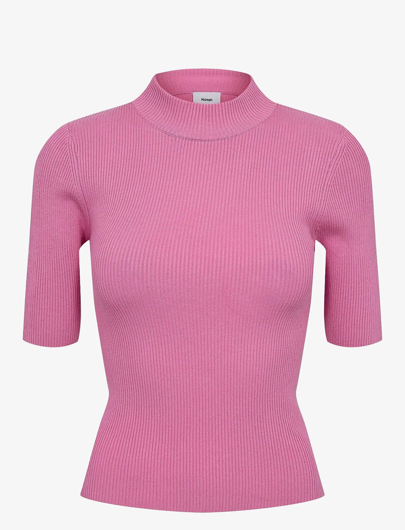 Nümph - NUBIA SS PULLOVER CROPPED - t-shirts - fuchsia pink - 0