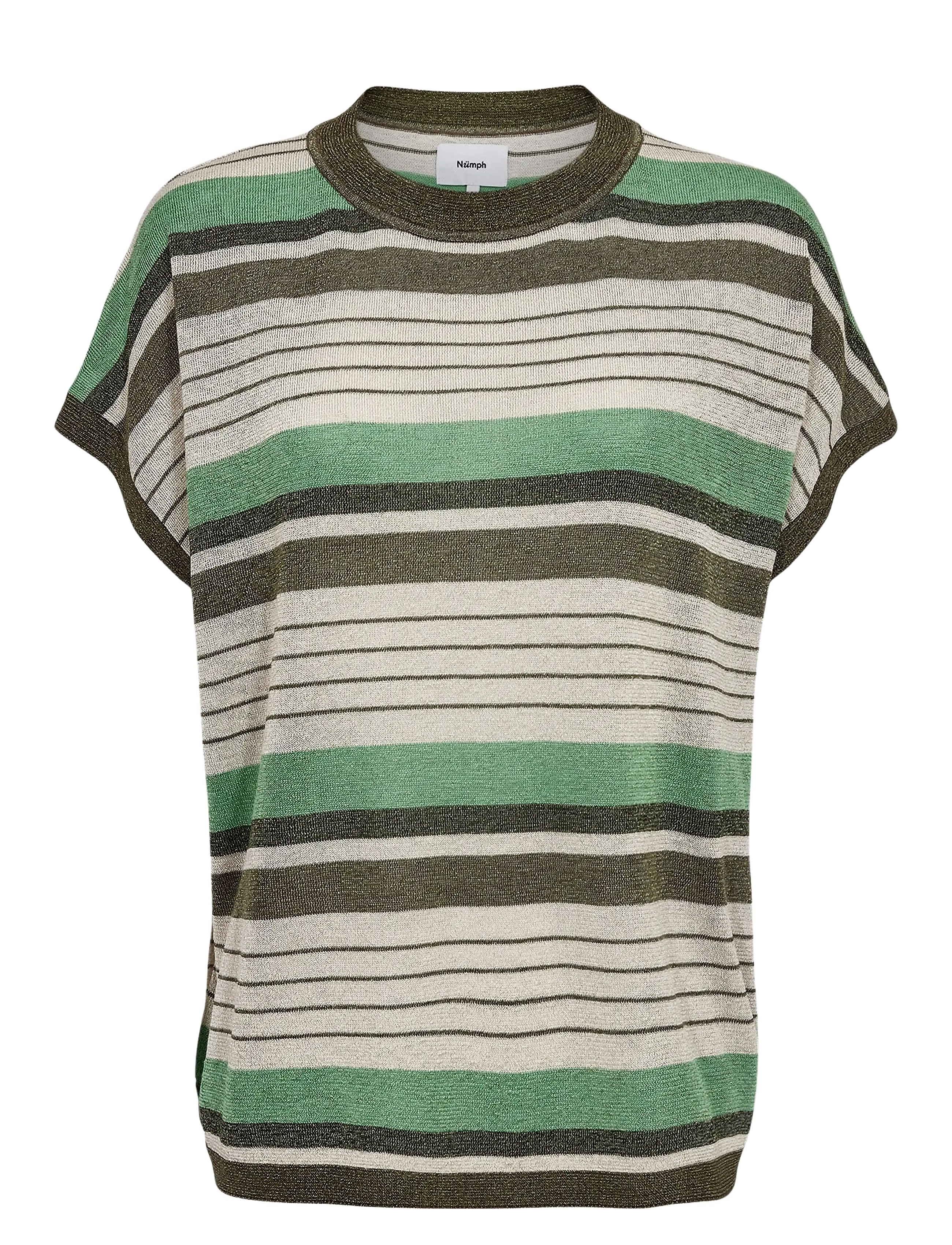 Nümph NULAURA DARLENE PULLOVER - Strickmode - VIBRANT GREEN / green