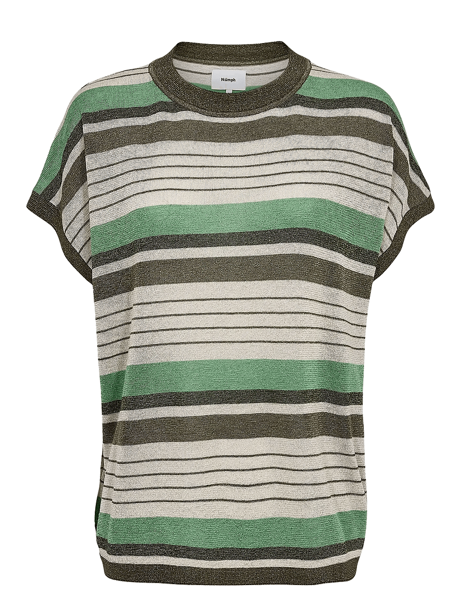 Nümph - NULAURA DARLENE PULLOVER - stickade tröjor - vibrant green - 0