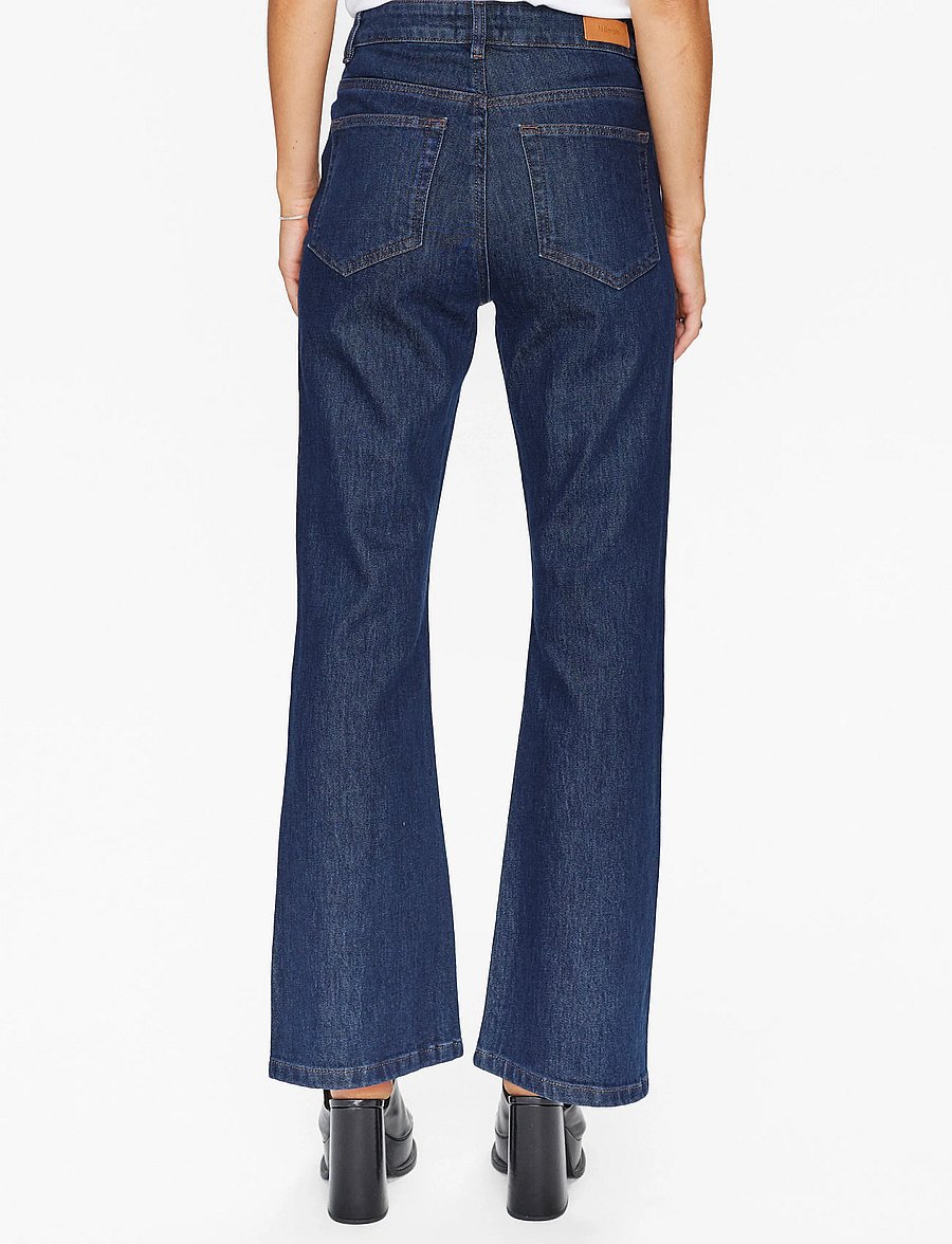 Nümph - NULONDON JEANS SHORT - dark blue denim - 5
