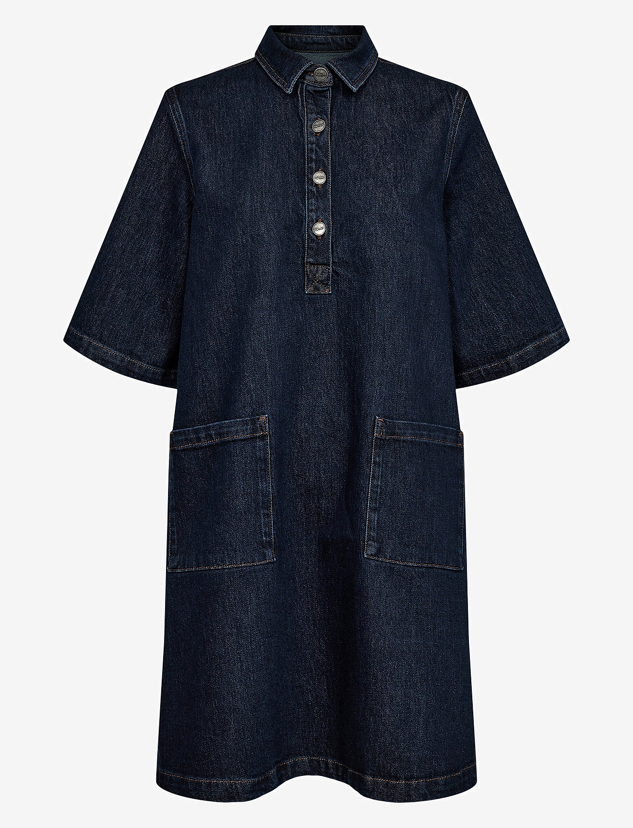 Nümph - NULONDON DRESS - jeanskleider - dark blue denim - 1