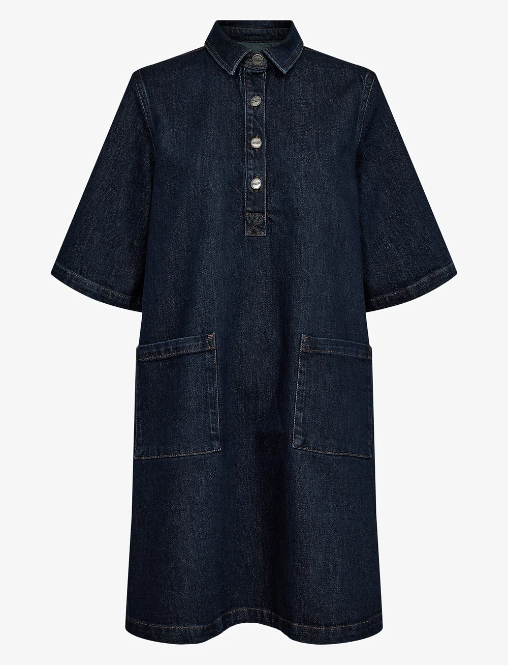 Nümph - NULONDON DRESS - jeanskleider - dark blue denim - 1