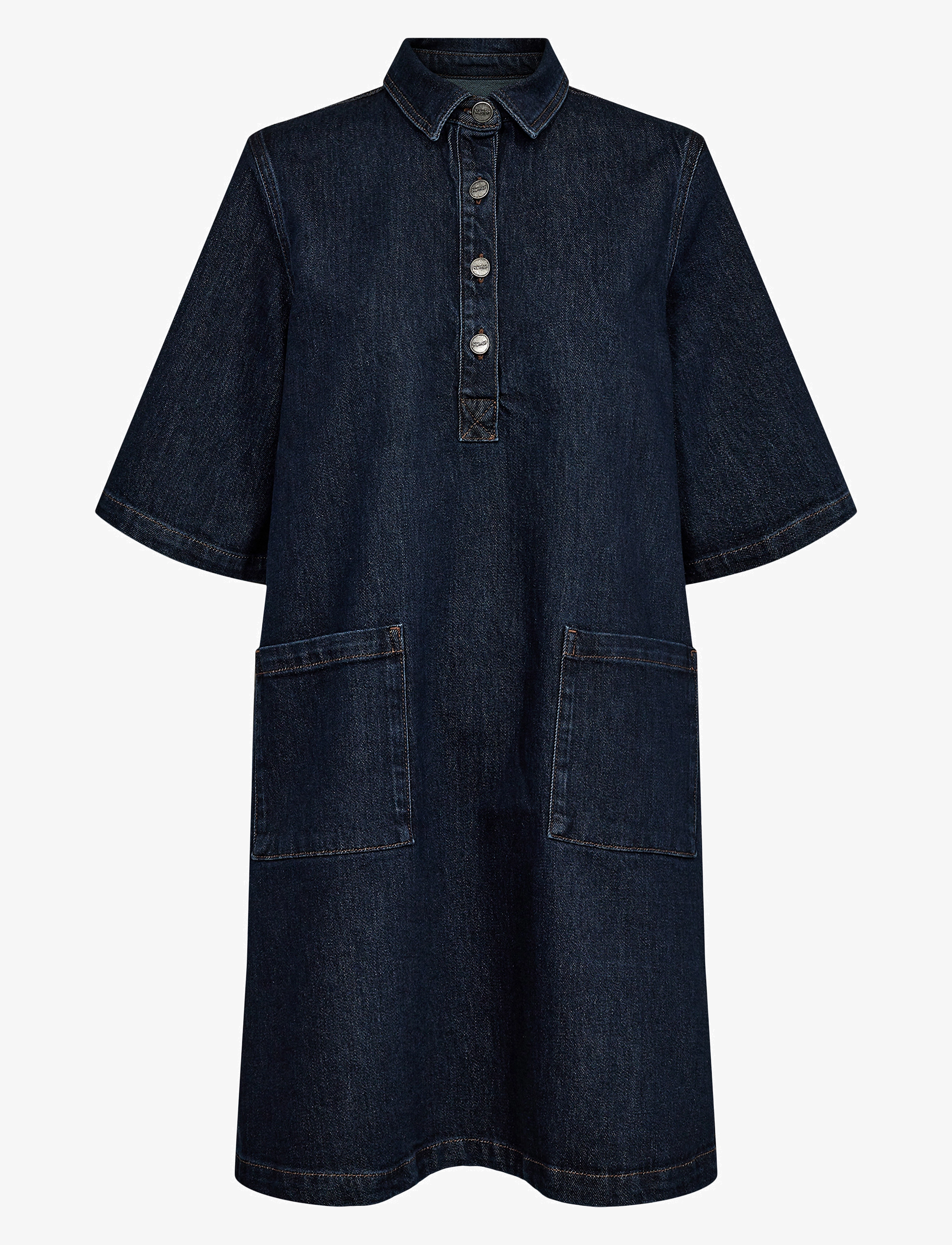 Nümph NULONDON DRESS - Kleider - DARK BLUE DENIM / navy