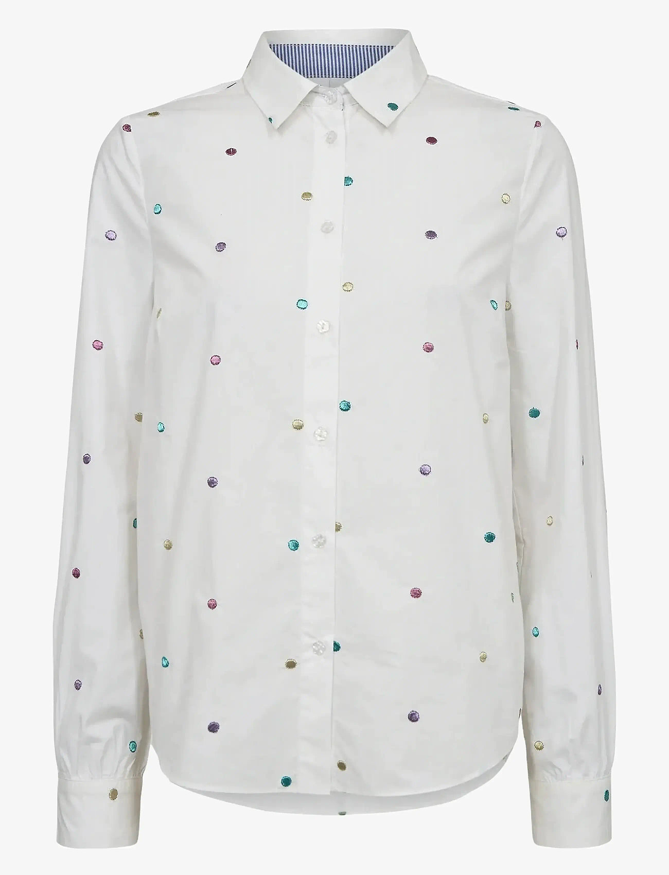 Nümph - NUJUNE SHIRT - langærmede skjorter - bright white - 0