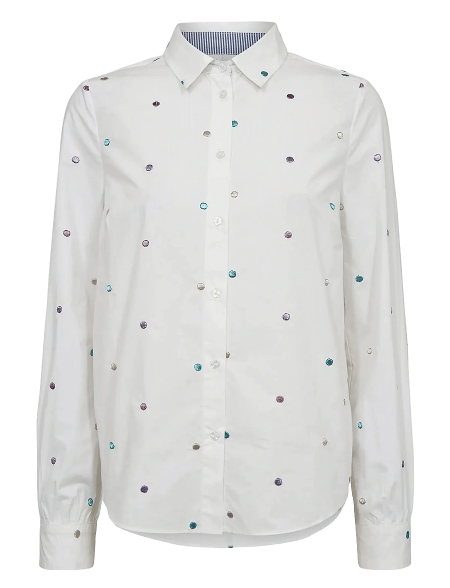 Nümph - NUJUNE SHIRT - chemises à manches longues - bright white - 0