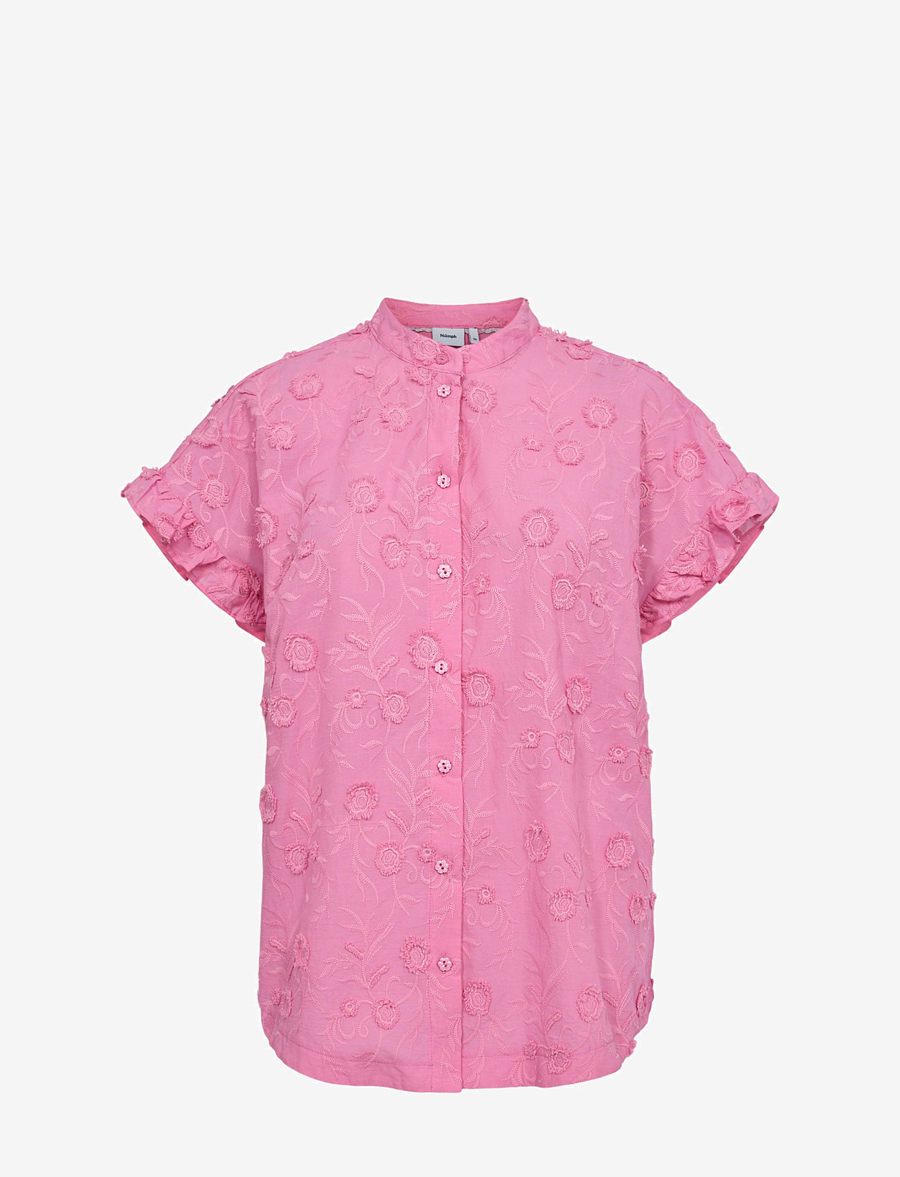Nümph - NUGISELLA SHIRT - kortærmede skjorter - pink carnation - 0