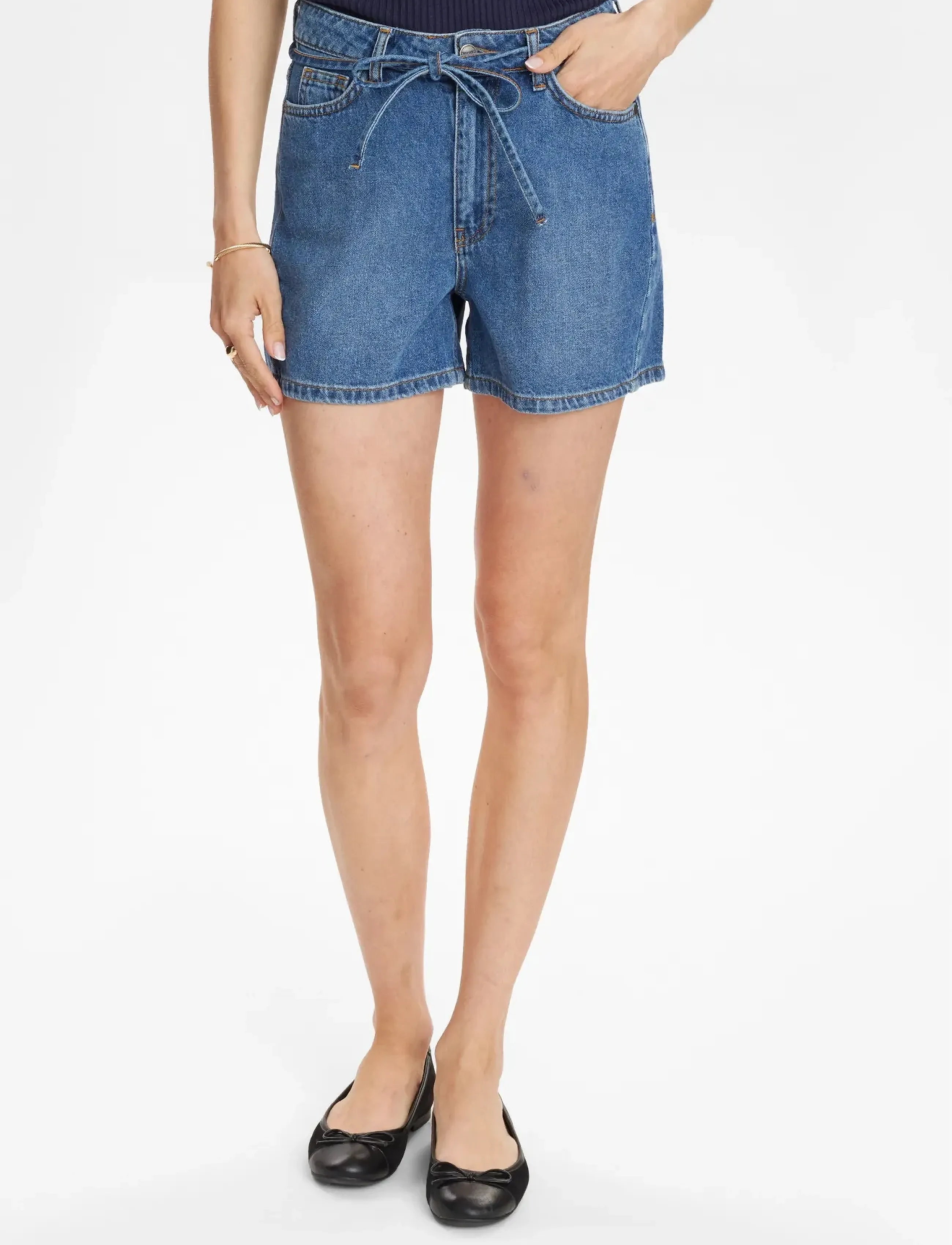Nümph Nutokyo Shorts, 34, Blue, Shorts > Denim Shorts, Dame