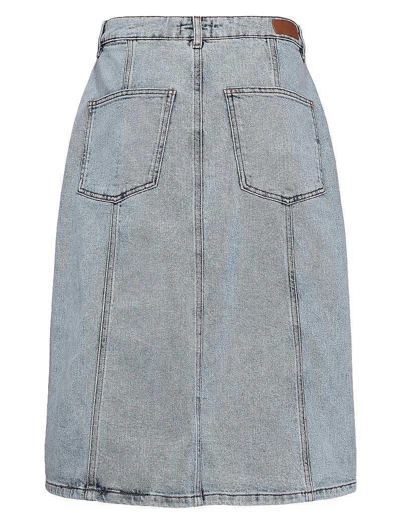 Nümph - NUTORONTO MIDI SKIRT - teksaseelikud - light blue denim - 2