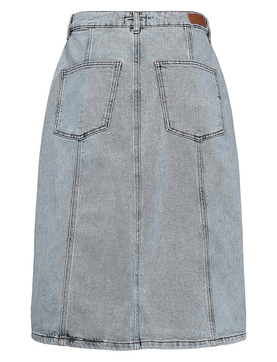 Nümph - NUTORONTO MIDI SKIRT - jeansröcke - light blue denim - 2