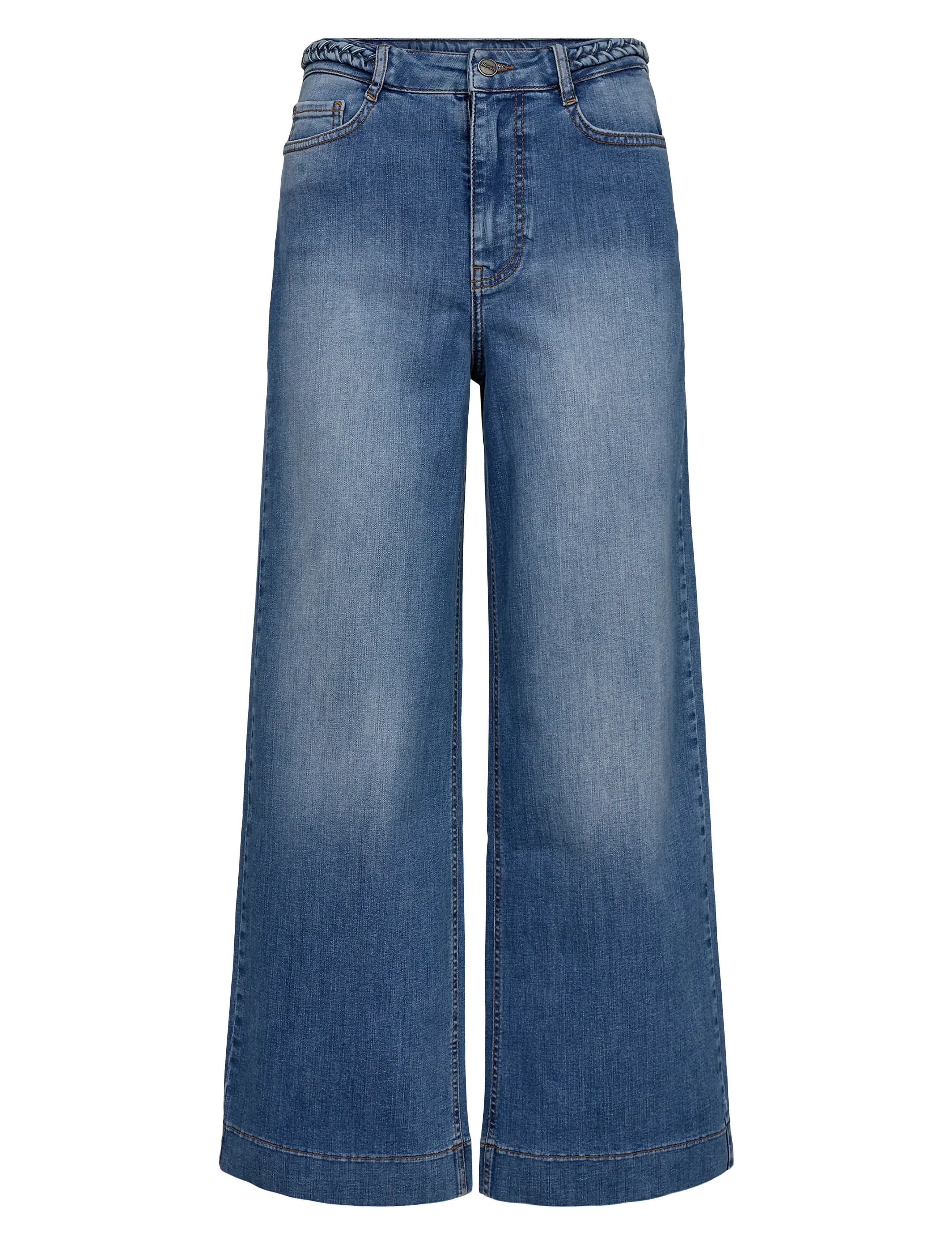 NUPARIS CROPPED JEANS - LIGHT DENIM BLUE 2