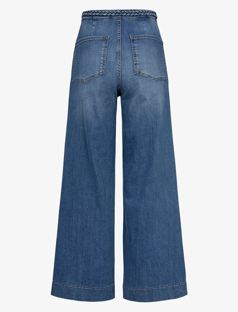 Nümph - NUPARIS CROPPED JEANS - hosen mit weitem bein - light denim blue 2 - 2