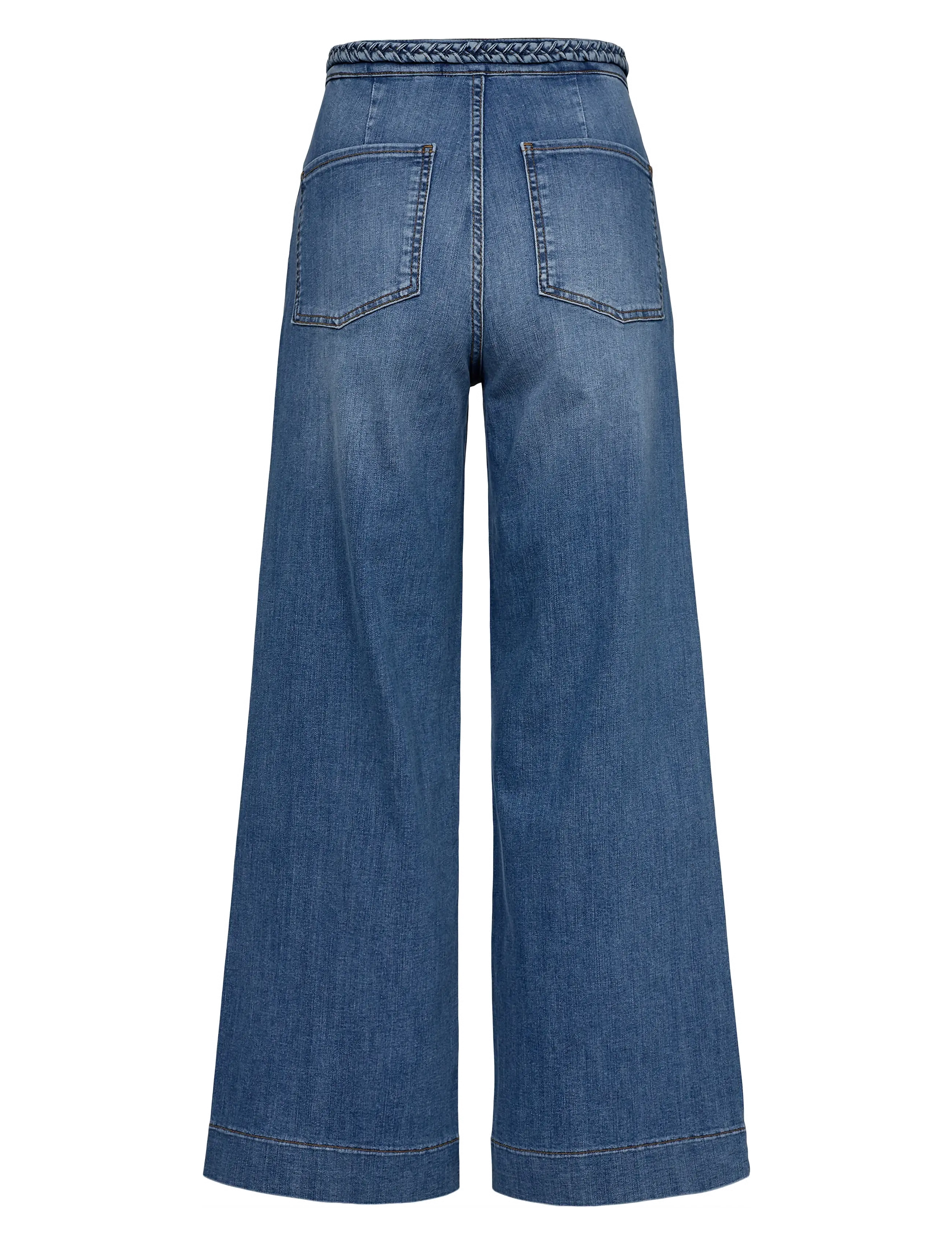Nümph - NUPARIS CROPPED JEANS - laia säärega teksad - light denim blue 2 - 2