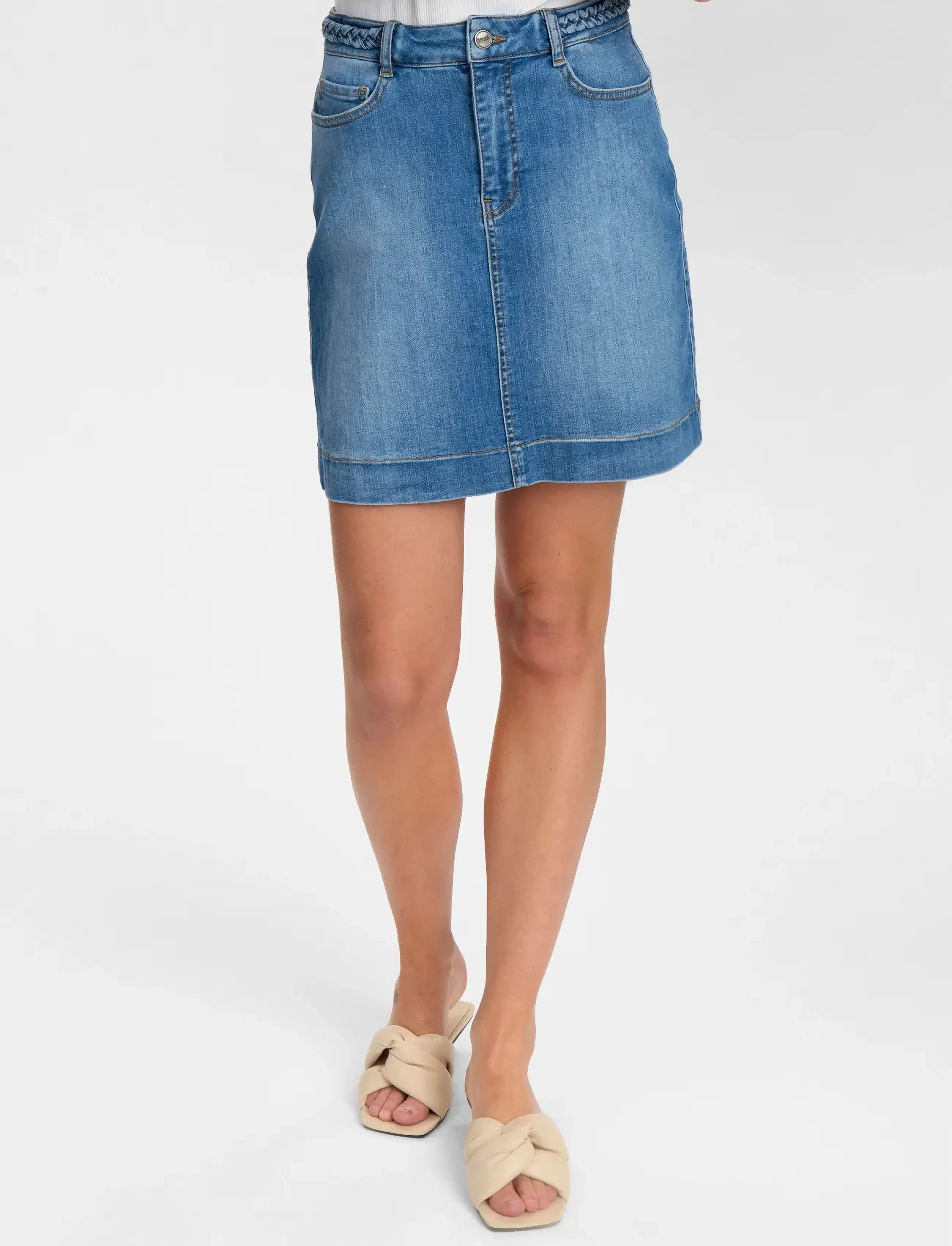 Nümph NUPARIS SKIRT - Denimnederdele - LIGHT DENIM BLUE 2 / blue