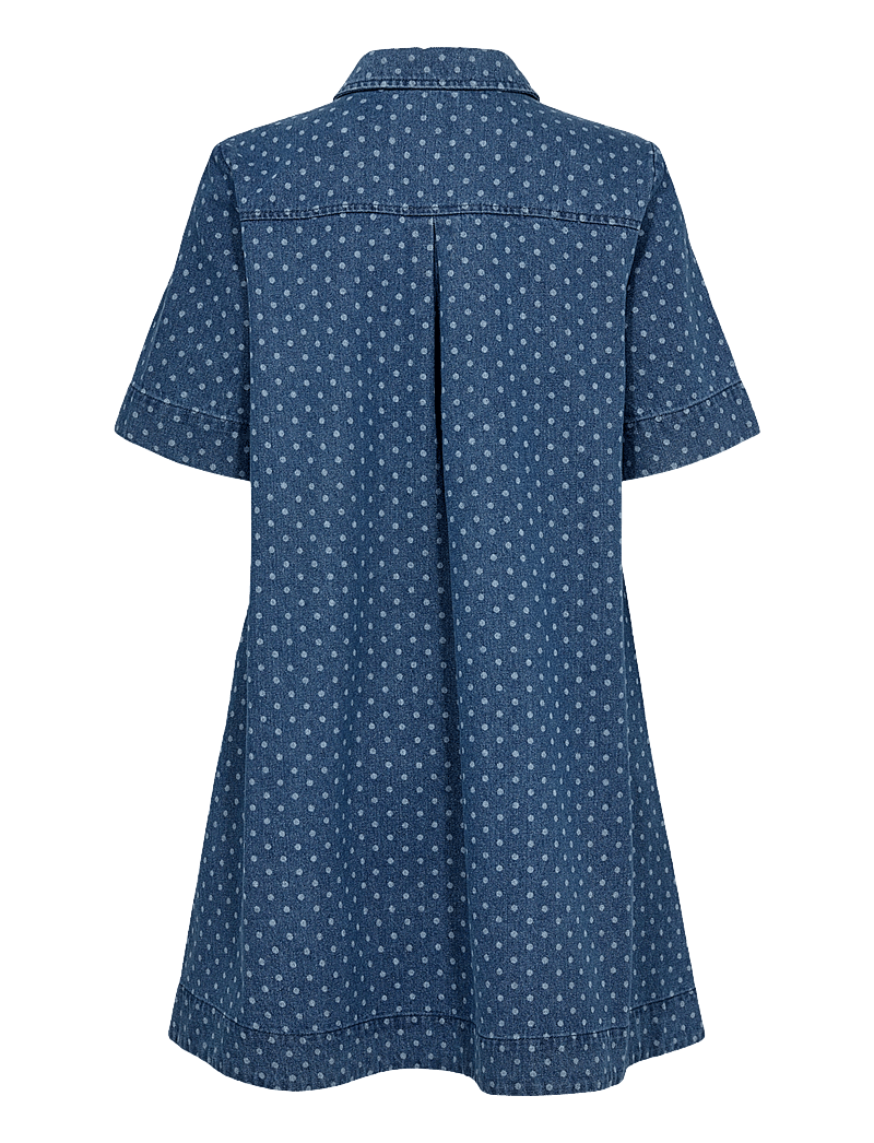 Nümph - NUHADDIE DRESS - denimkjoler - medium blue denim - 2