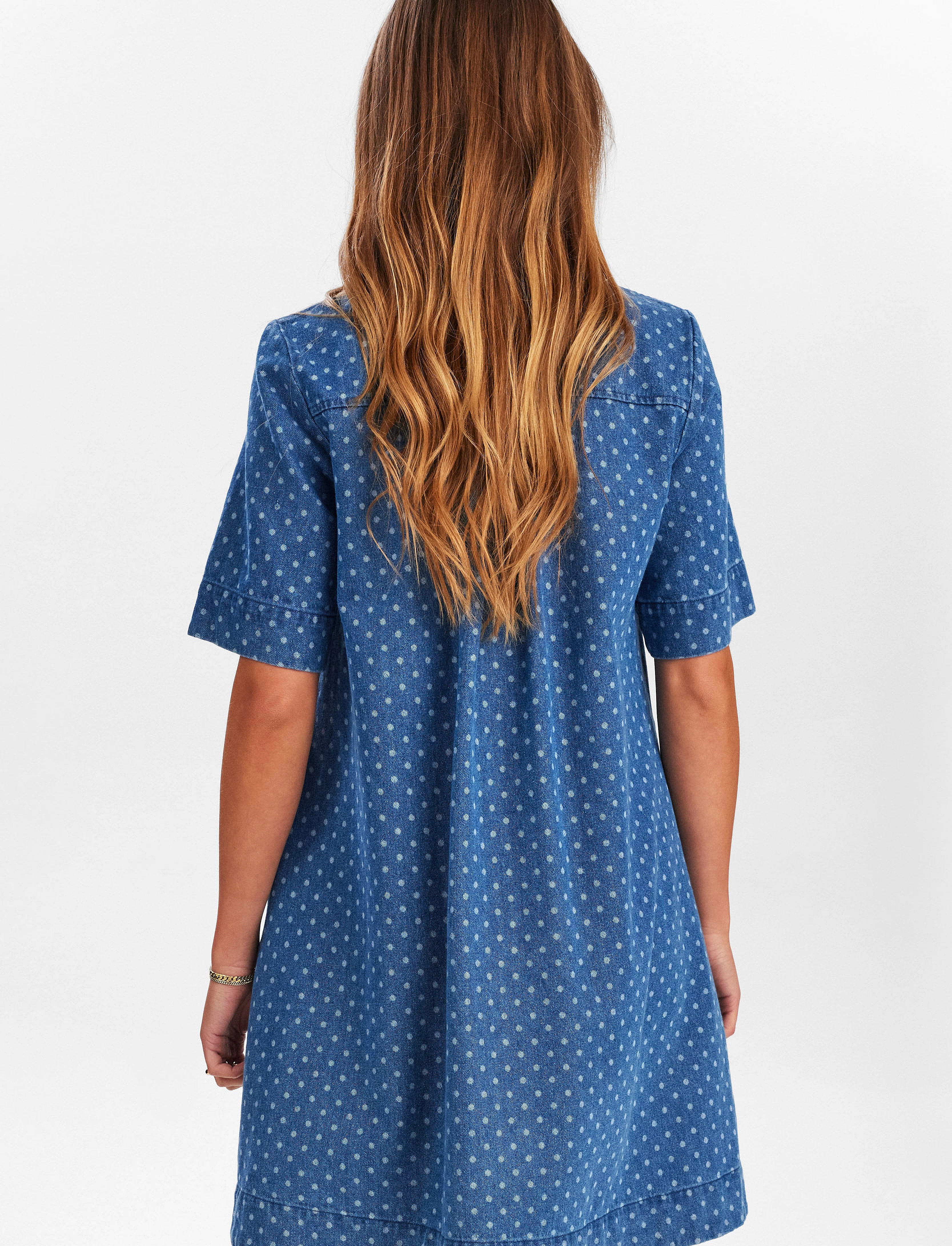 Nümph - NUHADDIE DRESS - medium blue denim - 3