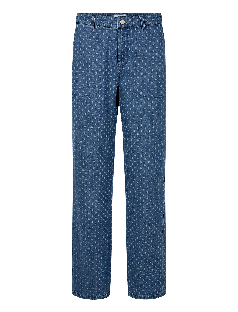 Nümph - NUHADDIE PANTS - raka jeans - medium blue denim - 0