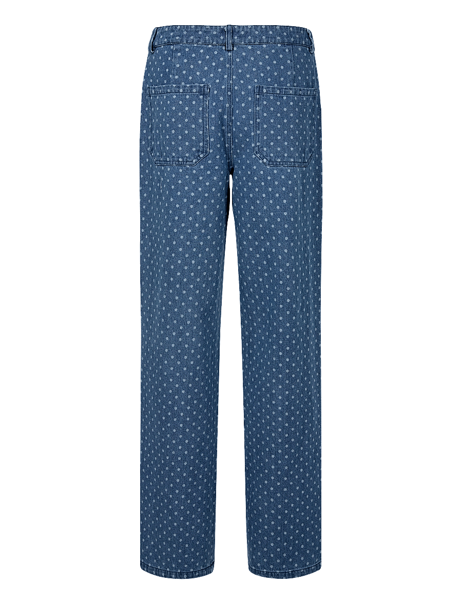Nümph - NUHADDIE PANTS - straight jeans - medium blue denim - 1