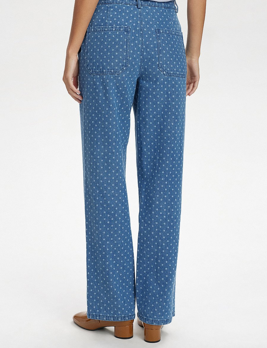 Nümph - NUHADDIE PANTS - straight jeans - medium blue denim - 3