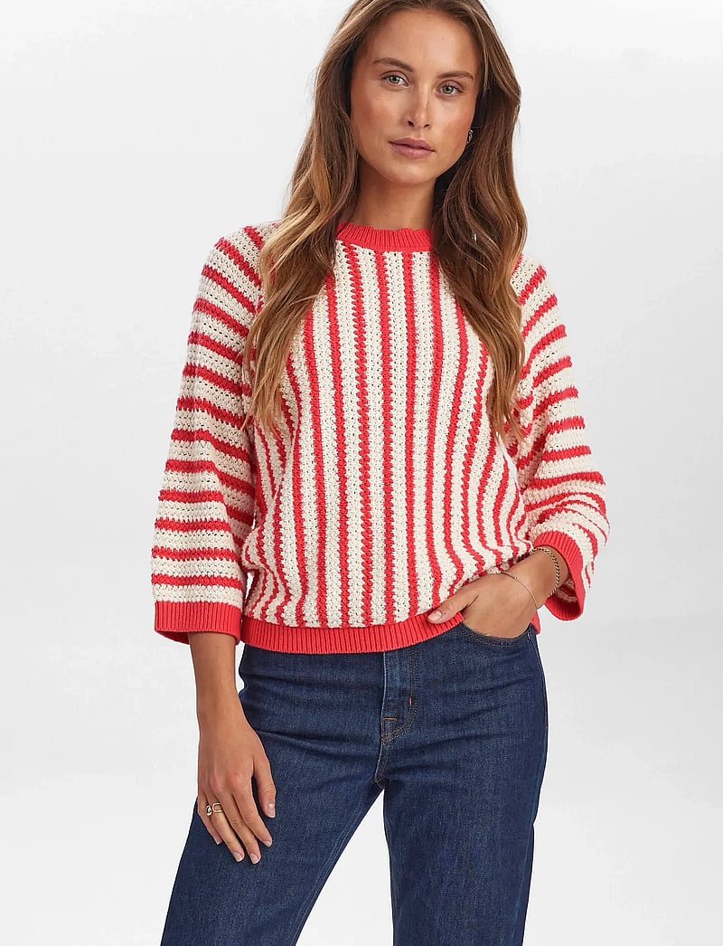 Nümph - NUNUELLE PULLOVER - sviitrid - geranium - 0