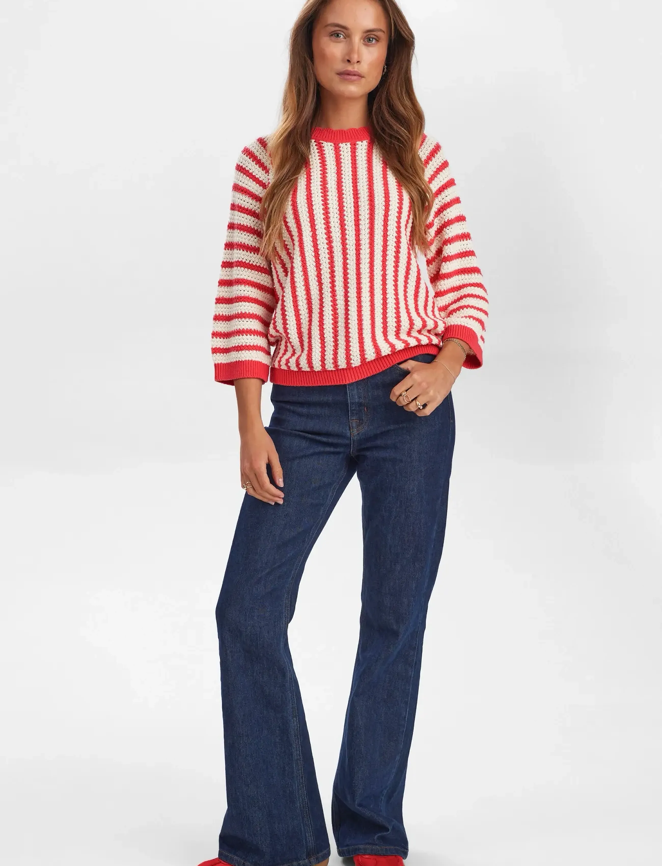 Nümph - NUNUELLE PULLOVER - geranium - 4