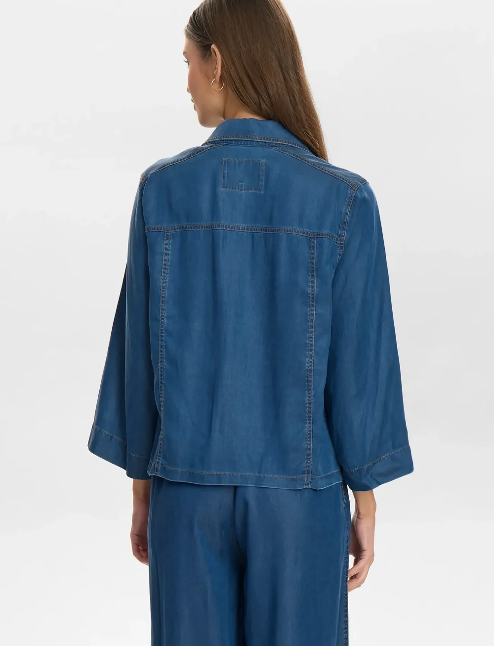 Nümph - NUMIAMI SHIRT - fall jackets - medium blue denim - 3