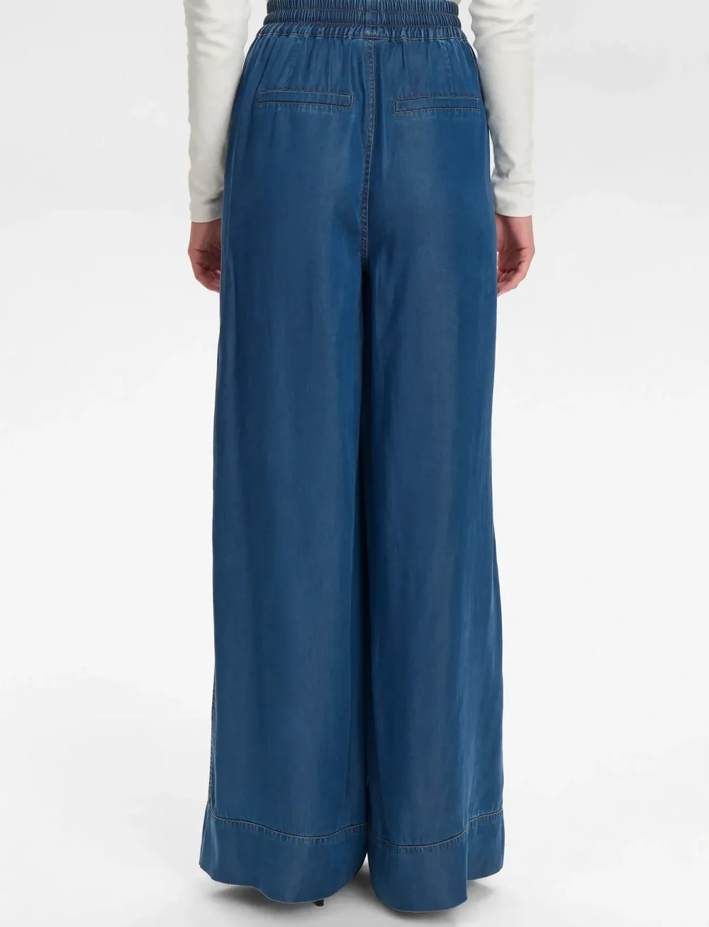 Nümph - NUMIAMI PANTS - igapäevane stiil - medium blue denim - 3