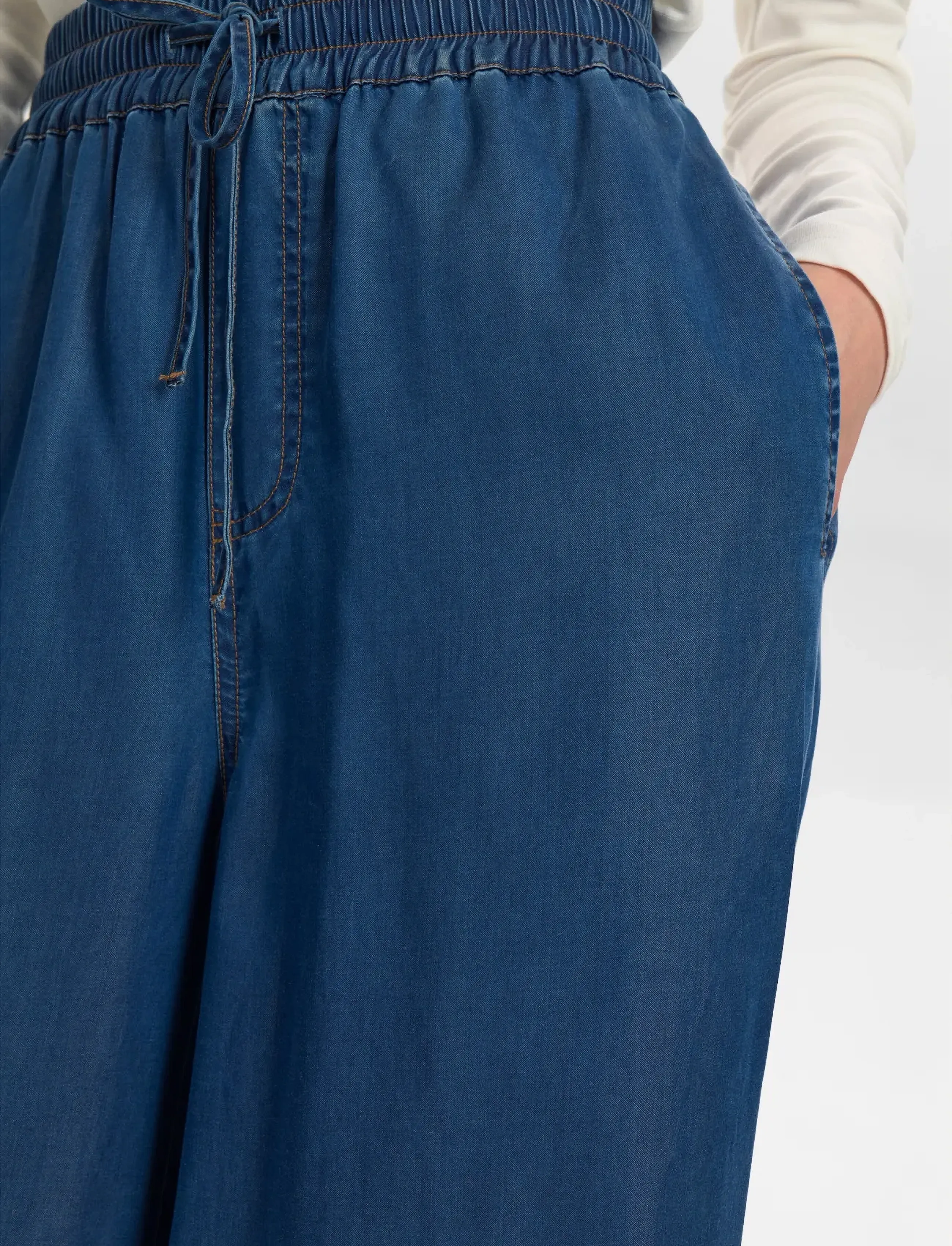 Nümph - NUMIAMI PANTS - naisten - medium blue denim - 5