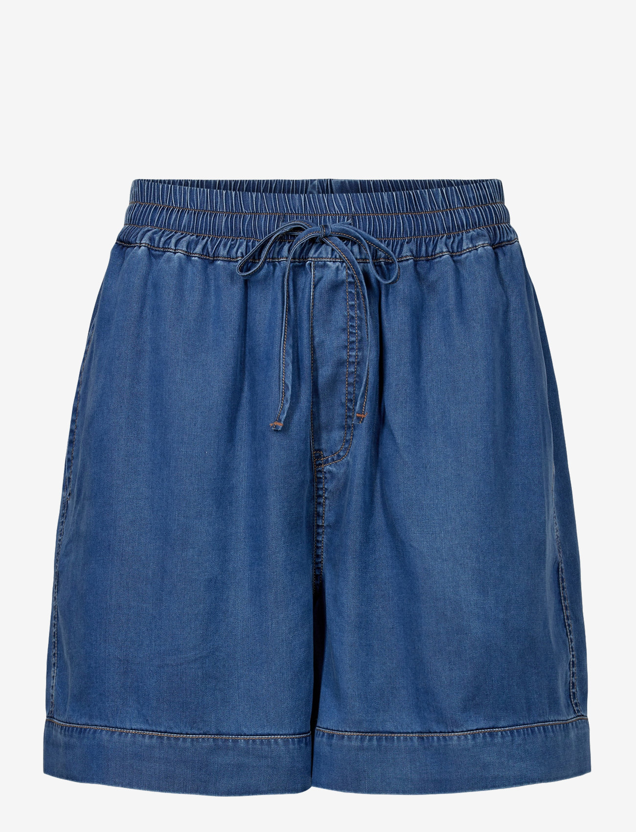 Nümph - NUMIAMI SHORTS - lühikesed teksapüksid - medium blue denim - 0