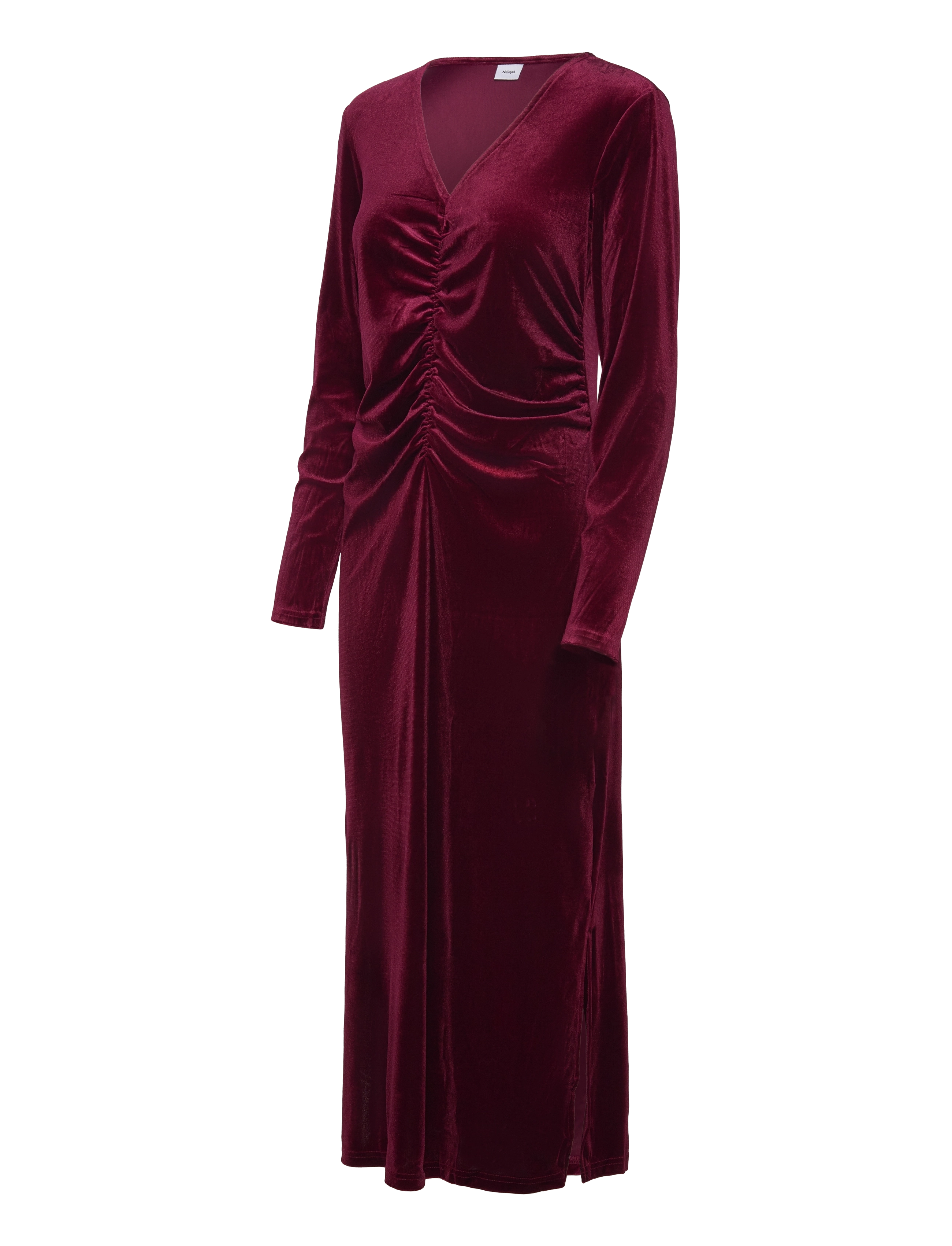 Nümph - NUVELLA LONG DRESS - festtøj til outletpriser - zinfandel - 3