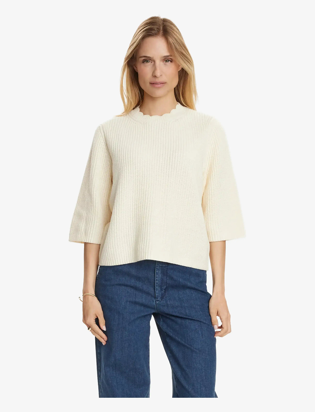 Nümph - NUMARLEY SS PULLOVER - efterårstøj - pristine - 0